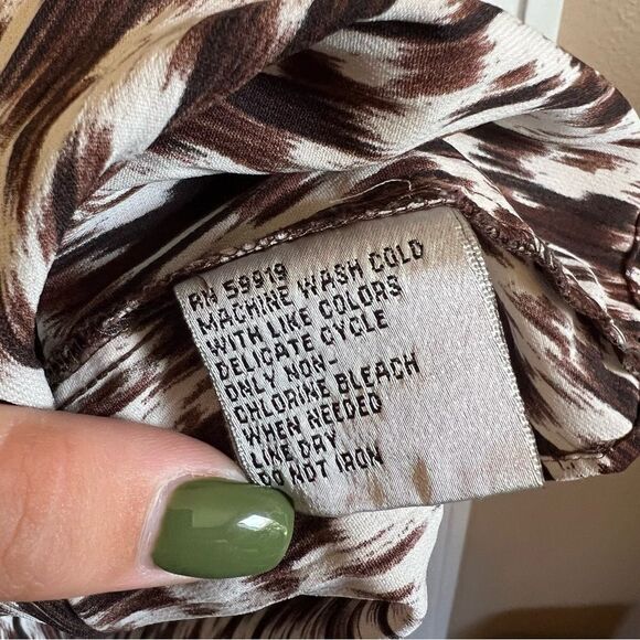 Fred David Patterned button down top - Picture 4 of 7